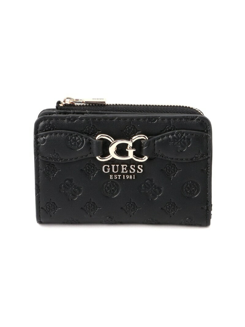 GUESS 財布/小物 カードケース (W)ARLENA Logo Card Case GUESS ゲス 財布・ポーチ・ケース 名刺入れ・カードケース ブラック ベージュ