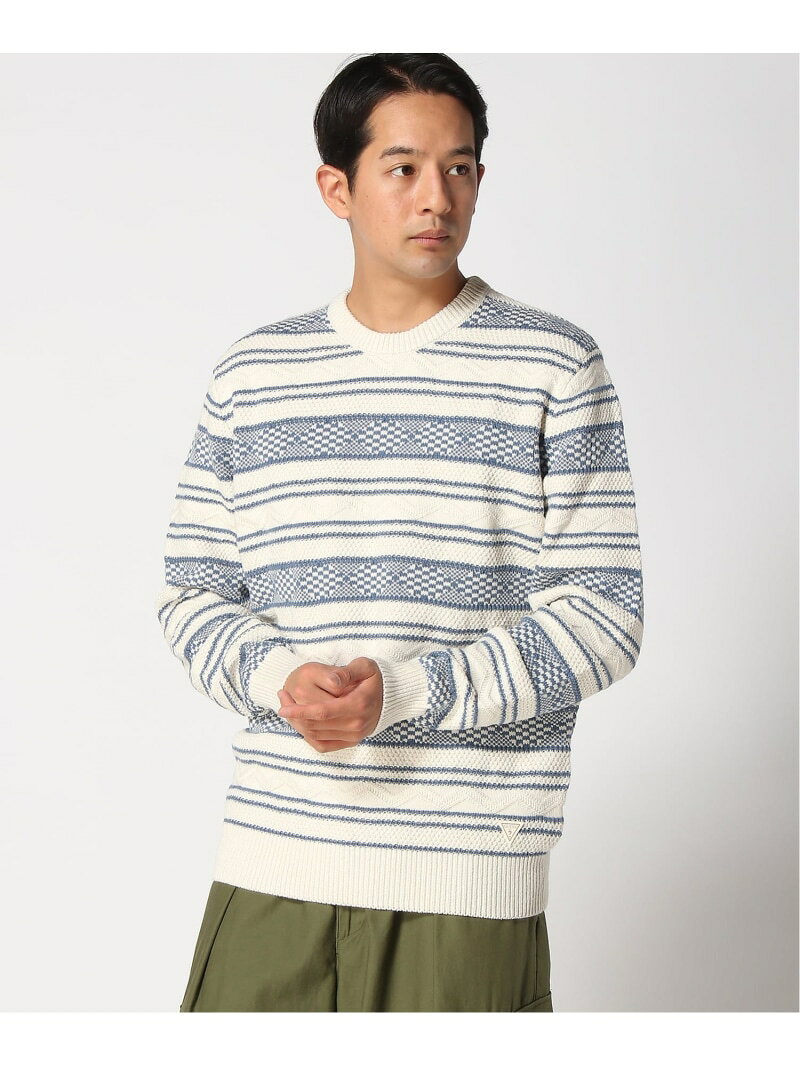 Rakuten - GUESS/(M)MATTHIAS Stitch Sweater セーター GUESS ゲス トップス ニット ホワイト【送料無料】[Rakuten Fashion]