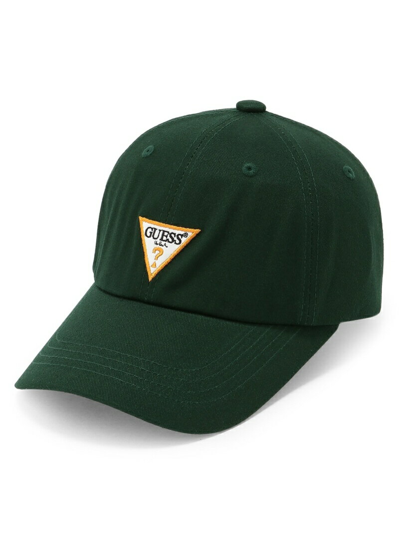 【SALE／60%OFF】(U)TRIANGLE LOGO 6 PANEL CAP GUESS ゲス 帽子 キャップ ホワイト ブラック ピンク グリーン【RBA_E】[Rakuten Fashion]のサムネイル