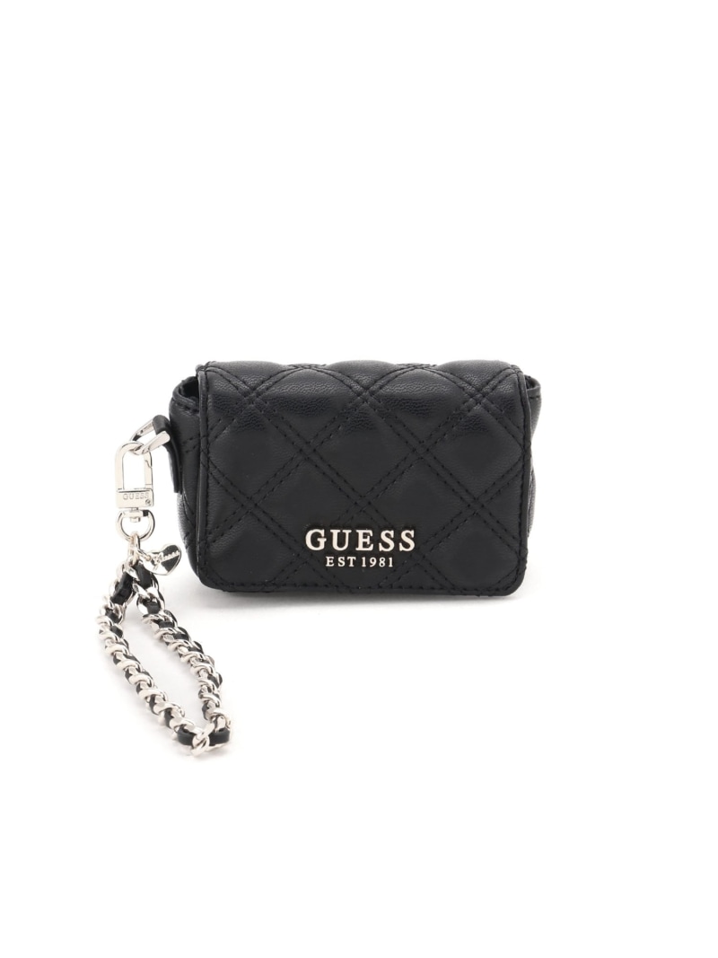 Rakuten - 【SALE／20%OFF】GUESS ウォレットケース (W)GIULLY Ii Slg Micro Mini GUESS ゲス 財布・ポーチ・ケース ポーチ ブラック【RBA_E】【送料無料】[Rakuten Fashion]