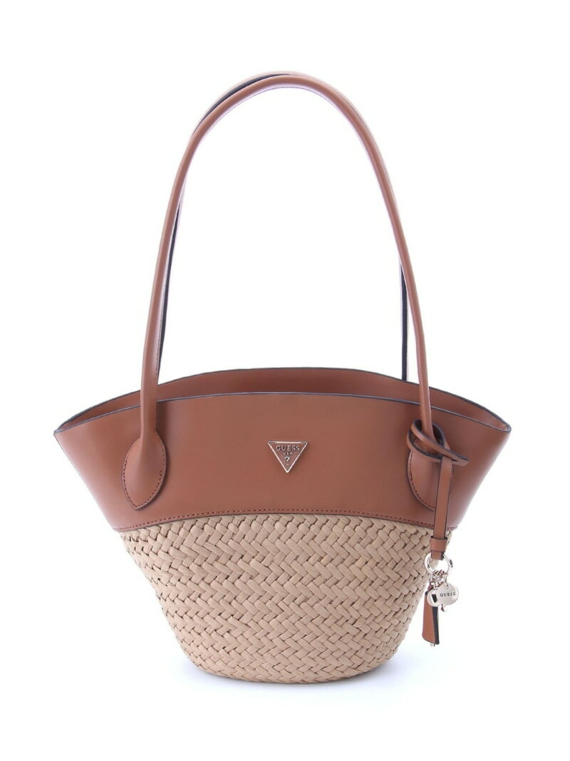 Guess - 【SALE／40%OFF】GUESS トートバッグ (W)VENERE Tote GUESS ゲス バッグ トートバッグ ブラウン ホワイト【RBA_E】【送料無料】[Rakuten Fashion]