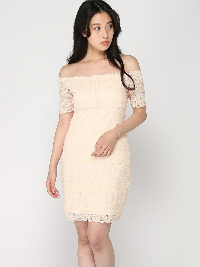 【SALE／70%OFF】(W)Off Shldr Reina Dress GUESS ゲス ワンピース・ドレス ドレス ピンク【RBA_E】[Rakuten Fashion]