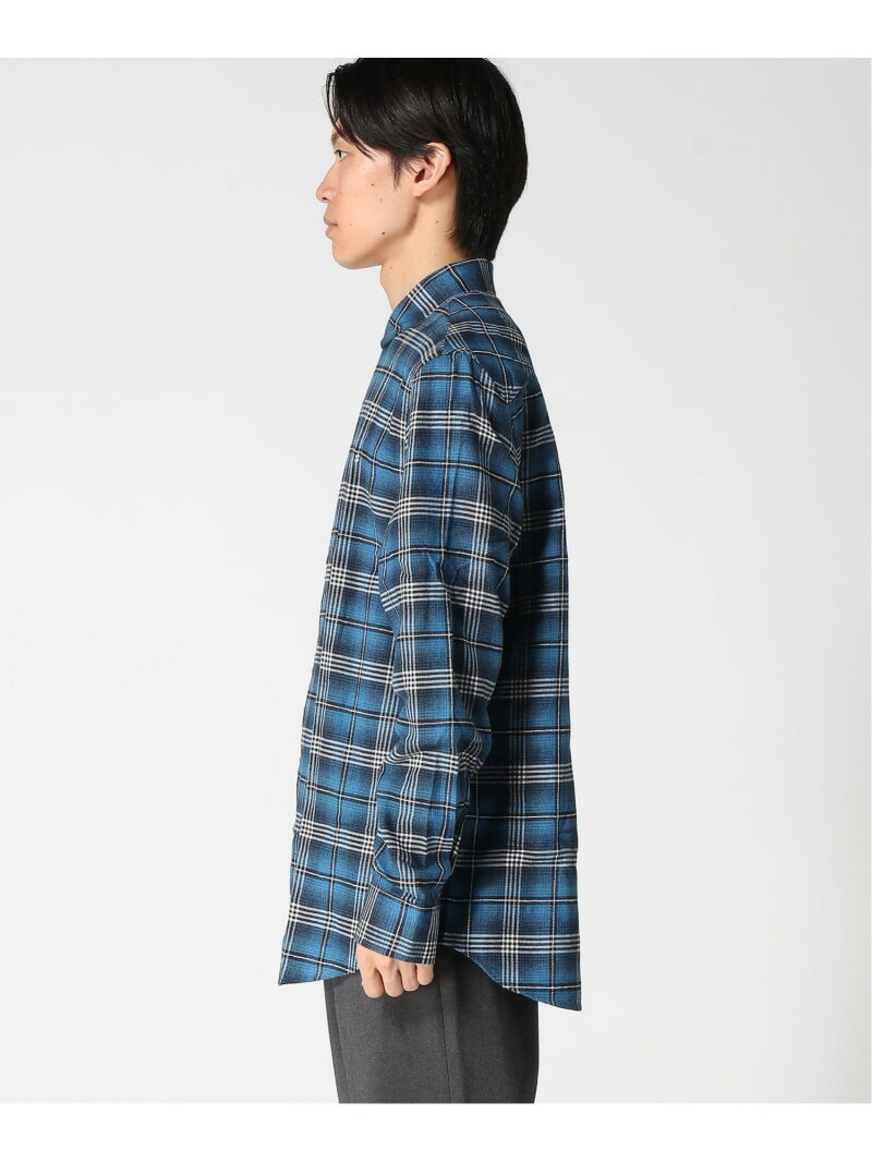 【SALE／50%OFF】GUESS 長袖 シャツ (M)Long Sleeves Check Shirt GUESS ゲス トッ...