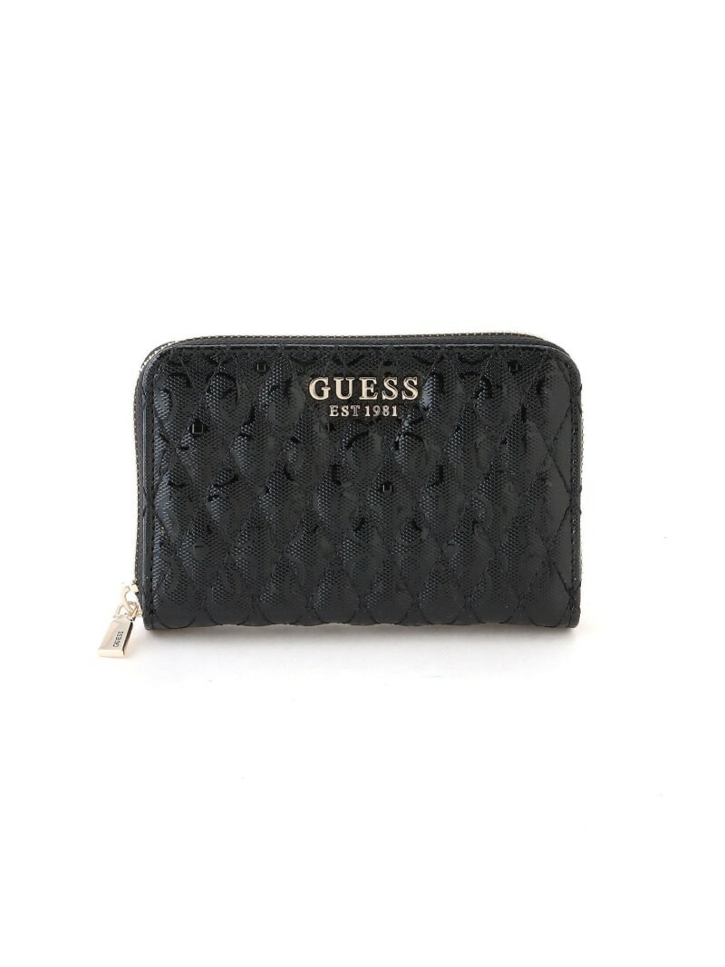 Rakuten - GUESS 財布 レディース(W)BETULA Slg Medium Zip Around GUESS ゲス 財布・ポーチ・ケース 財布 ブラック ブルー【送料無料】[Rakuten Fashion]