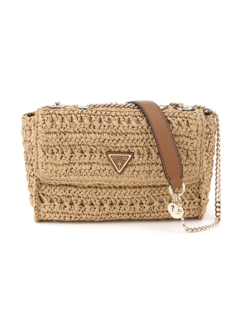 【SALE／30%OFF】GUESS クロスボディバッグ (W)IRENE Convertible Xbody Flap GUESS ゲス バッグ ショルダーバッグ ベージュ【RBA_E】【送料無料】[Rakuten Fashion]