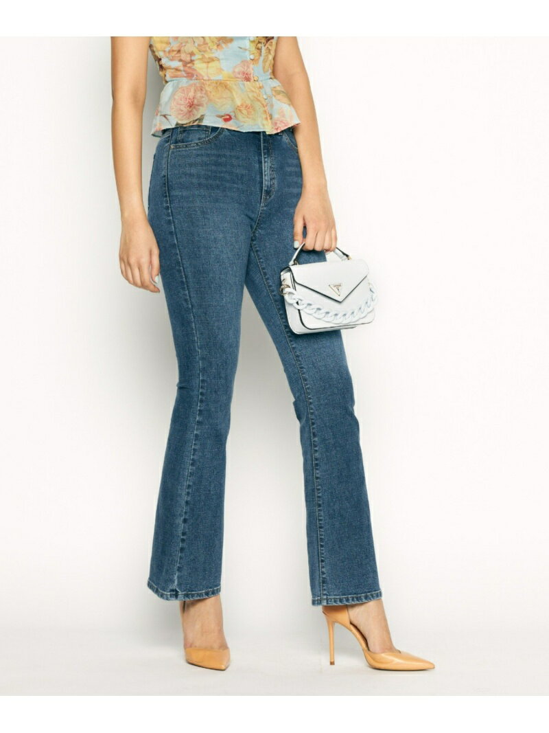 GUESS デニムパンツ ジーンズ (W)Flare Brush Cut Denim Pants GUESS ゲス パンツ ジーンズ・デニムパ..