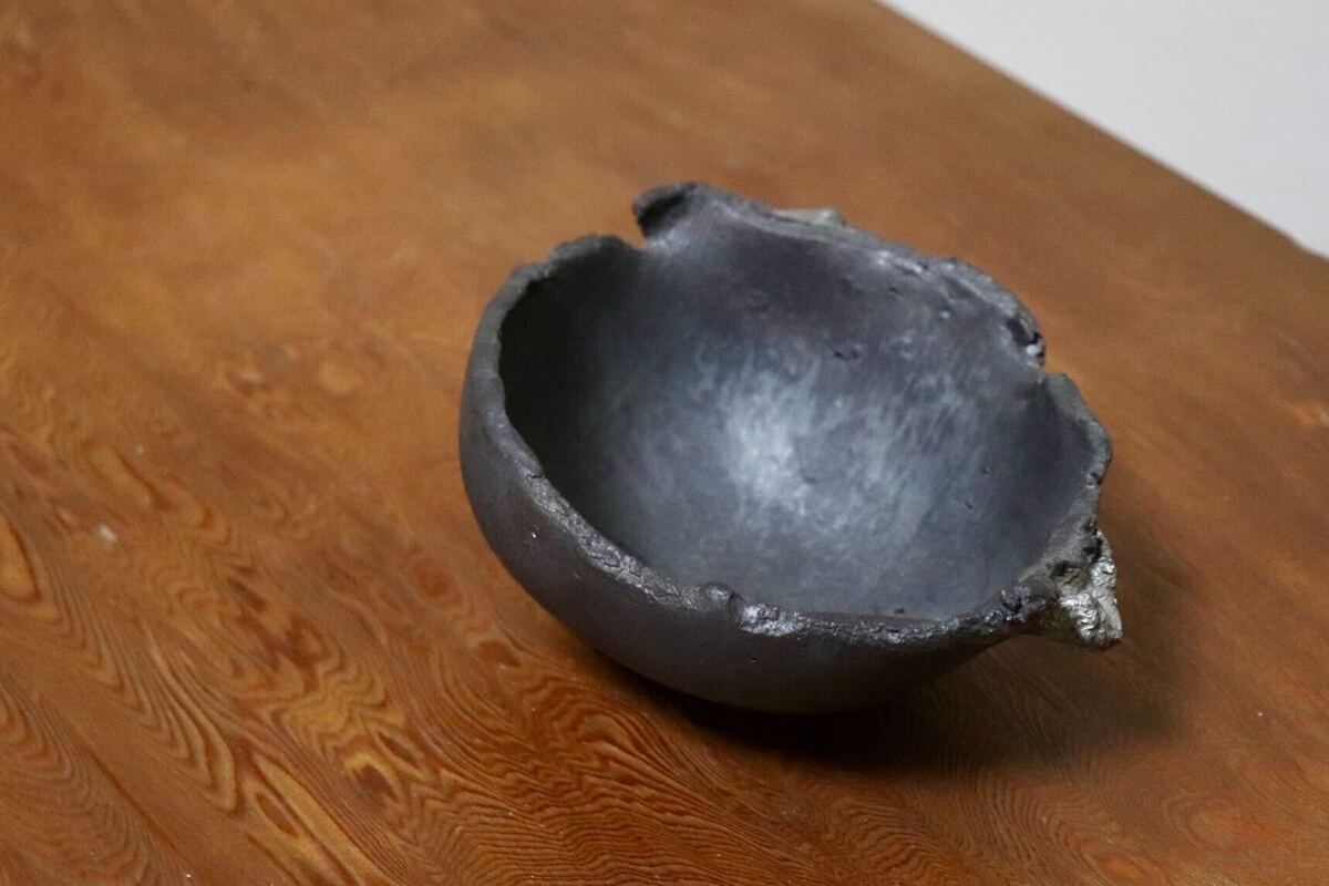 GMIO549 丹文窯 丹波焼 変形鉢 陶器 伝統工芸 丹波篠山 未使用