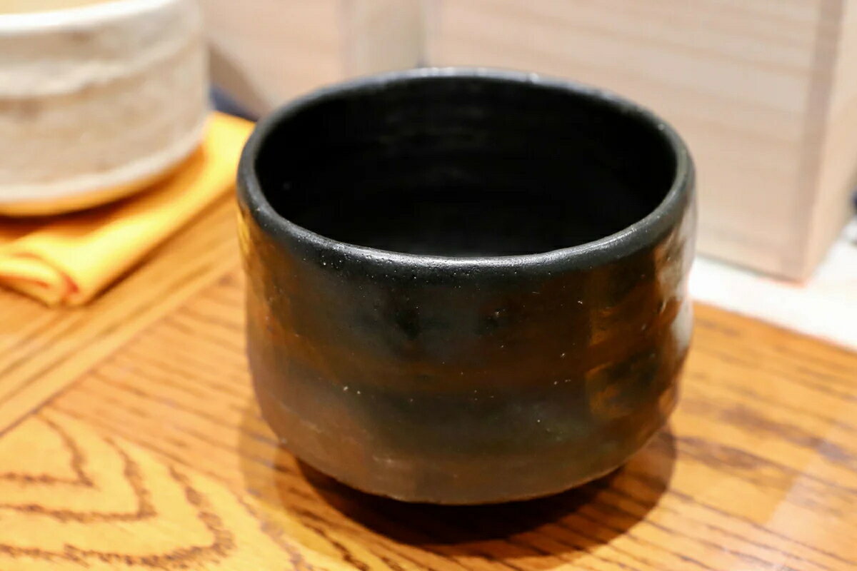 GMIO168 北村圭泉 圭泉窯 黒釉茶碗 最高級 丹波焼 丹波篠山 陶磁器 未使北村圭泉 圭泉窯 黒釉茶碗 最高級 丹波焼 丹波篠山 陶磁器 未使用