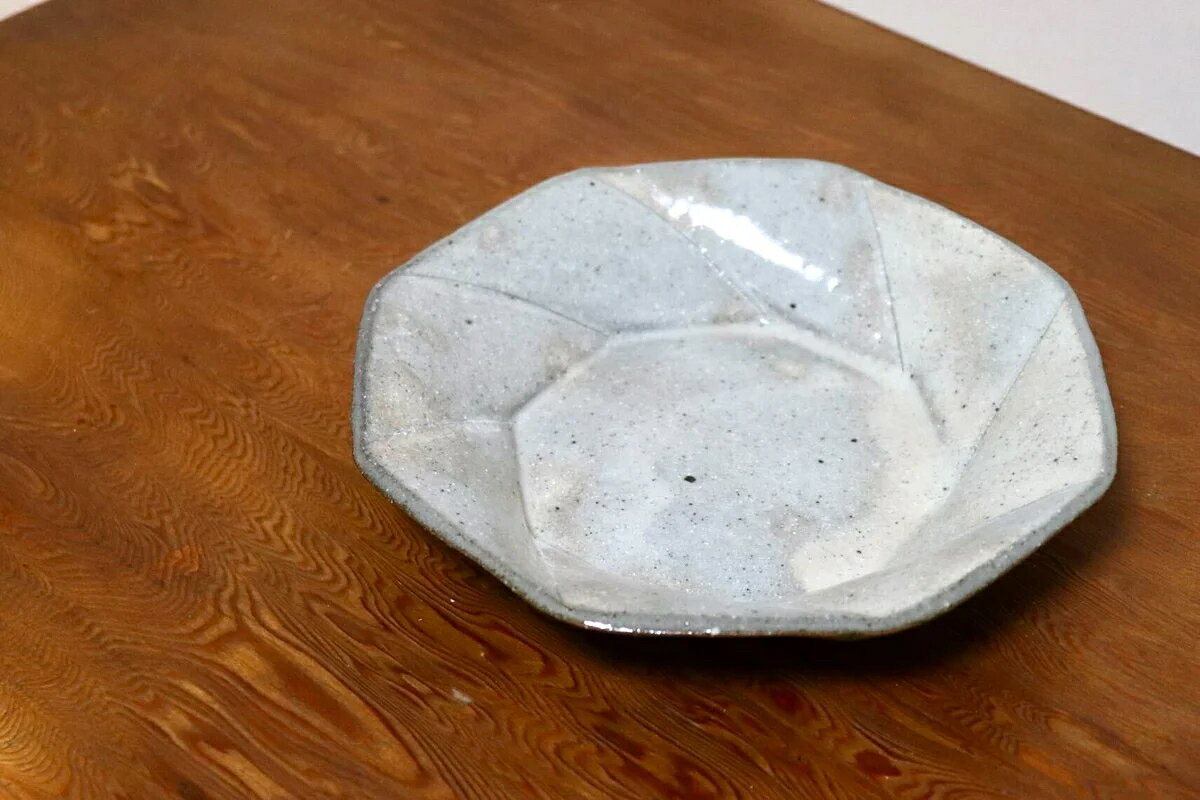GMIO494B 丹山窯 丹波焼 八角皿 陶器 丹波篠山 伝統工芸 未使用