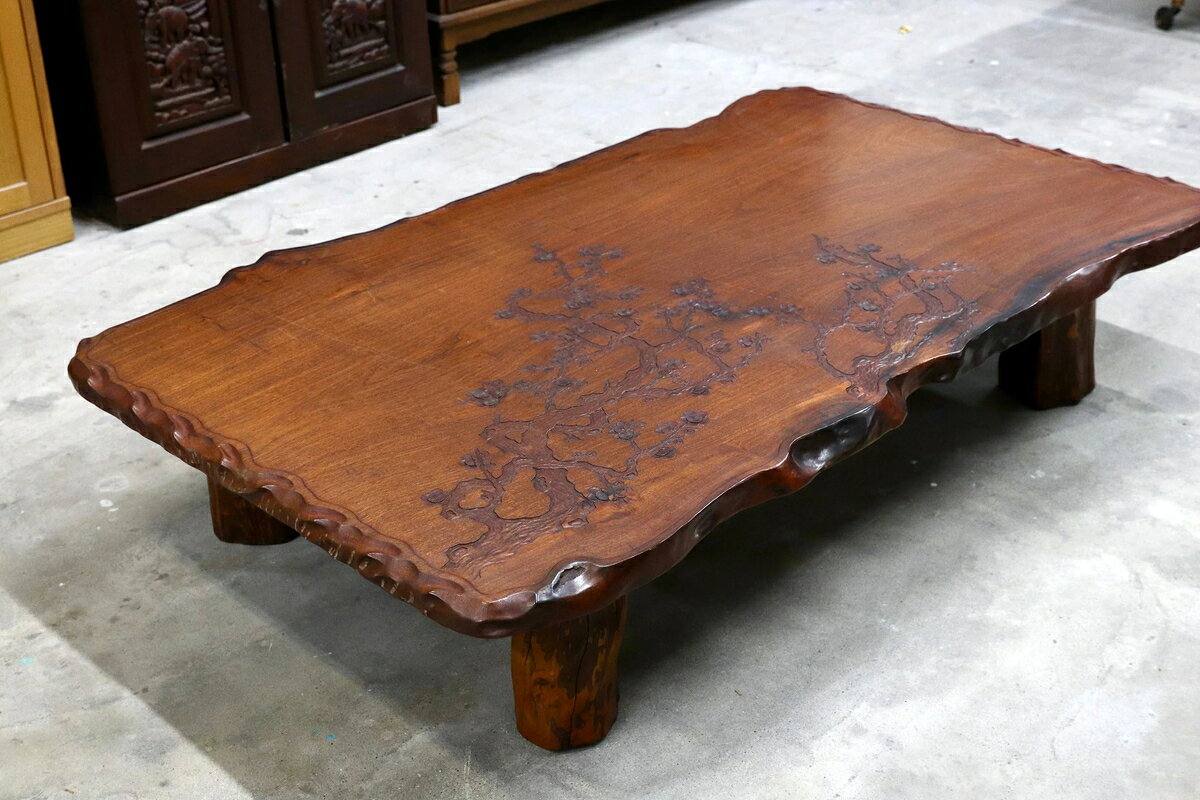 楽天市場】一枚板 テーブル 中古（インテリア・寝具・収納）の通販