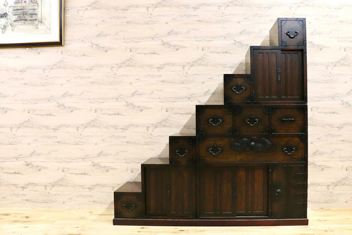 楽天市場】両面 階段箪笥の通販