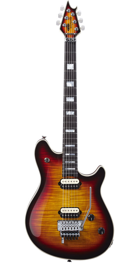 EVH / Wolfgang USA Ebony Fingerboard 5A Flame Top 3-Tone Burst