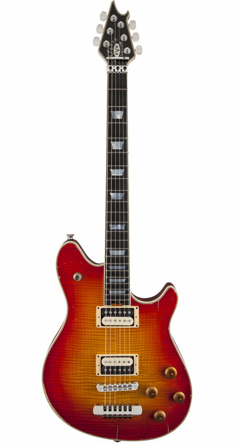 EVH / Wolfgang USA Custom Relic Ebony Fingerboard Relic Vintage Cherry Burst