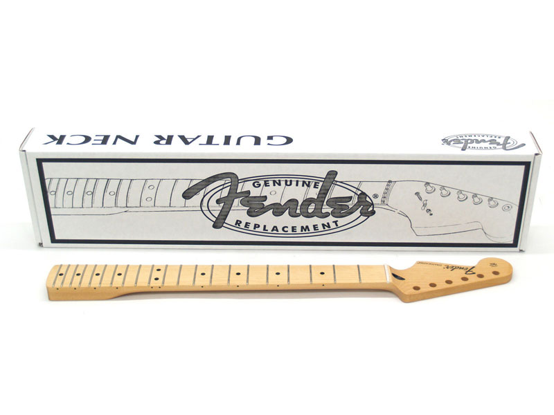 Fender Mexico（フェンダー）純正パーツ Standard Series Stratocaster LH Neck, 21 Medium Jumbo Frets - Maple