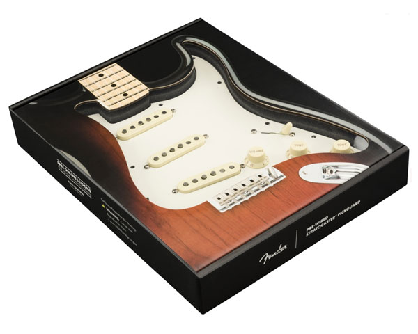 Fender USA（フェンダー）純正パーツ Pre-Wired Strat Pickguard Texas Special SSS Parchment 0992342506