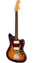 Description 説明不要の2大ギターメーカーの1つである「Fender」。創始者であるレオ・フェンダーが1946年にフェンダー社を設立して以来、数々のモデルを世に送り出し、現在も世界中のミュージシャンから愛され続けるブランドです。愛用しているアーティストも音楽の歴史を作ってきた偉人達ばかりで、その製作技術の高さ、往年のフェンダー・サウンドは今もなおプレイヤーを魅了するブランドとなっています。 生産終了となったアメリカン・エリート・シリーズの後継機種にあたり、USA製ラインナップの新しいフラッグシップ・モデルとなるアメリカン・ウルトラ（American Ultra）シリーズ。これまでにないプレイを最先端ギターエンジニアリングと伝統のデザインを融合させ、卓越したプレイヤー向けのハイエンドスペックを満載したジャズマスターです。ボディには低〜高音域までクセの無いサウンドをアウトプットするアルダーをセレクトし、25.5インチ・スケールのネックには硬めでクリアかつ歯切れの良いメイプル、21フレット仕様の指板には倍音豊かで優れたサスティーンを生むローズウッドを採用。ネックシェイプはスリムでワイドなショルダーが特徴の「Modern D」、ハイポジションでの演奏をスムーズにするネックヒール・デザイン、ミディアム・ジャンボ・サイズのフレット、ローポジションからハイポジションに掛けて抜群の演奏性をお約束するコンパウンド・ラディアス指板をセレクトするなどストレスを感じることなくスムーズなフィンガリングを可能にいたします。 ピックアップ・システムには新開発の「Ultra Noiseless Vintage Jazzmaster」を搭載し、ノイズを効率よく排除しながら、高出力で広くダイナミックな透明感のあるサウンドを演出いたします。またボリュームポットにはS-1スイッチも搭載し、ピックアップをシリーズ／パラレル接続に切り替え可能で多彩なサウンドメイキングを実現。ペグにはフェンダー・オリジナルのロッキング式チューナーを搭載し、スピーディーな弦交換をお約束いたします。アメリカン・デラックスからアメリカン・エリート、そしてアメリカン・ウルトラへと進化を続けるフェンダー・ラインナップ。フェンダーの歴史に新たな1ページを刻むであろう革新と伝統を極めたアメリカン・ウルトラ・シリーズの幕開けです。 Specification Body Material: Alder Body Finish: Gloss Polyurethane Body Shape: Jazzmaster Body Binding: None Neck Material: Maple Neck Binding: Cream Neck Finish: Satin Urethane with Gloss Urethane Headstock Face Neck Shape: Modern "D" Scale Length: 25.5" (648 mm) Fingerboard Material: Rosewood Fingerboard Radius: 10" to 14" Compound Radius (254 mm to 355.6 mm) Number of Frets: 21 Fret Size: Medium Jumbo Nut Material: Bone Nut Width: 1.685" (42.8 mm) Position Inlays: White Pearloid Dot Truss Rod: Bi-Flex Bridge Pickup: Ultra Noiseless Vintage Jazzmaster Neck Pickup: Ultra Noiseless Vintage Jazzmaster Controls: Volume 1. (Neck Pickup, S1 Switch), Volume 2. (Bridge Pickup), Master Tone, Slide Switch, Volume Offest 1 (Neck Pickup), Volume 2 (Bridge Pickup) Switching: 3-Way Toggle, Slide Switch Configuration: SS Bridge: American Professional Jazzmaster Hardware Finish: Nickel/Chrome Tuning Machines: Deluxe Cast/Sealed Locking (all short posts) Pickguard: 3-Ply Mint Green Control Knobs: Knurled Flat-Top Switch Tip: Aged White Neck Plate: 4-Bolt Asymmetrical Strings: Fender USA 250L Nickel Plated Steel (.009-.042 Gauges) Case/Gig Bag: Elite Molded Case※画像はサンプルです。商品の特性上、木目・色合いは1本1本異なりますの予めご了承ください。木目・色合いが気になる方はお問い合わせ下さい。