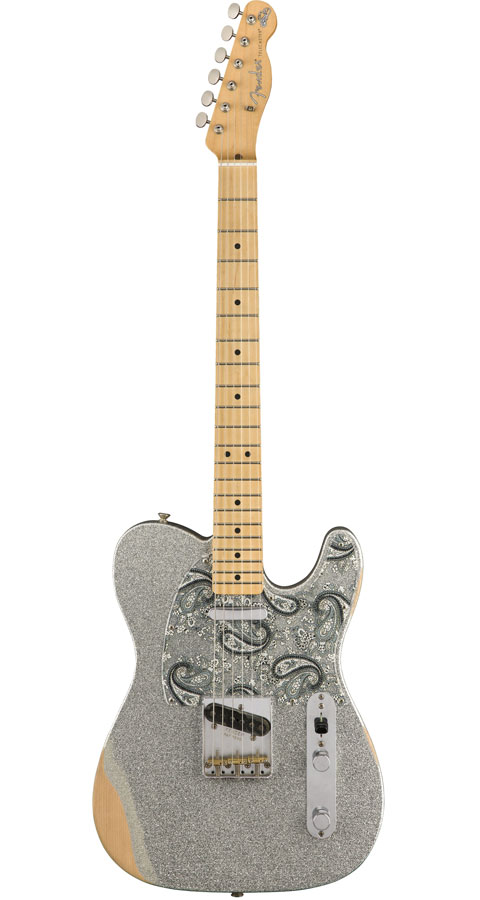 Fender Mexico（フェンダー）Brad Paisley Road Worn Telecaster Silver Sparkle