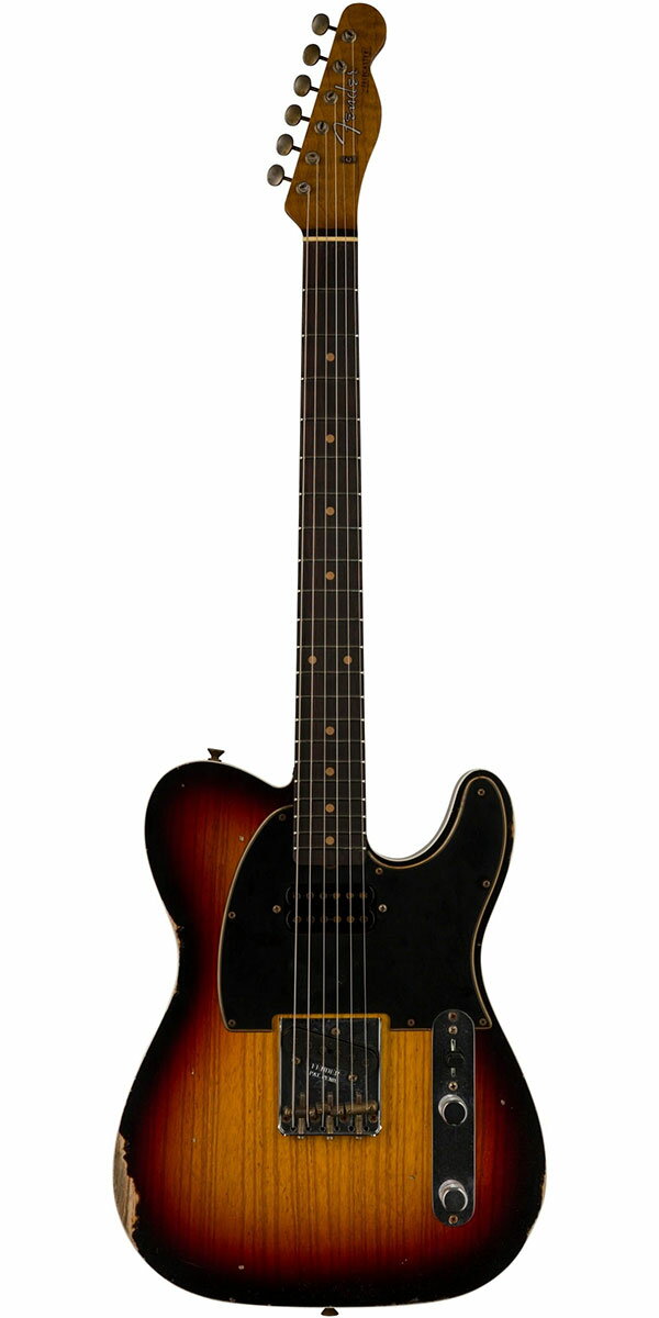 Fender Custom Shop 2022 Limited Edition HS Telecaster Custom Relic 3-Color Sunburst