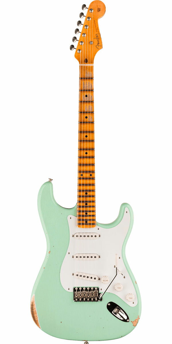 Fender Custom Shop 2024 Limited Edition Fat 1954 Stratocaster Relic with Closet Classic Hardware Super Faded Aged Surf Green