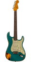 Fender Custom Shop 2022 Fall Event LTD(Limited Edition)1962 Stratocaster Heavy Relic Aged Ocean Turquoise Over 3-Color Sunburst