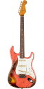 Fender Custom Shop 2025 Time Machine 1965 Stratocaster Super Heavy Relic Super Faded Aged Tahitian Coral over 3-Color Sunburst