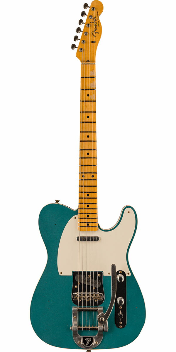 Fender Custom Shop 2023 Limited Edition Twisted Telecaster Custom Journeyman Relic Aged Ocean Turquoise