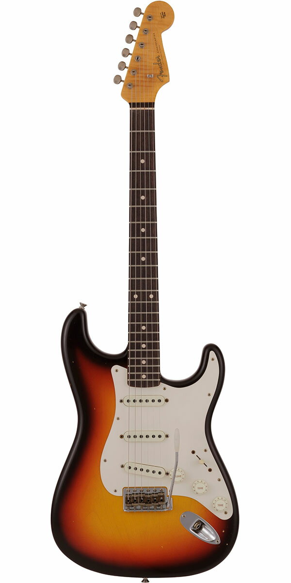 Fender Custom Shop Masterbuilt by Kyle McMillin 1959 Transition Stratocaster Journeyman Relic Aged Chocolate 3-Color Sunburst