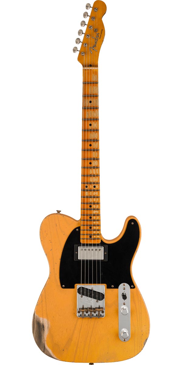 Fender Custom Shop 2021 Limited Edition 039 51 HS Telecaster Heavy Relic Aged Butterscotch Blonde