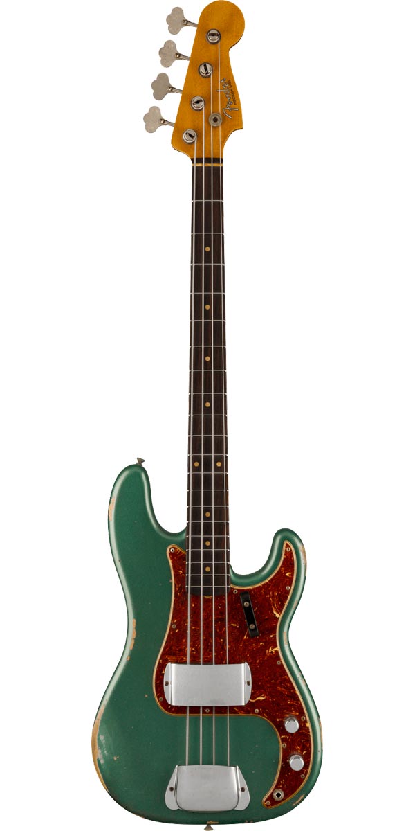 Fender Custom Shop 2021 Time Machine Series 1961 Precision Bass Relic Aged Sherwood Green Metallic