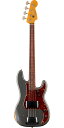Fender Custom Shop 2025 Time Machine 1960 Precision Bass Relic Super Faded Aged Charcoal Frost Metallic