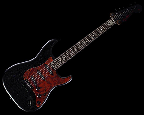 Fender Custom Shop Game of Thrones House Targaryen Stratocaster Dragonglass Black Masterbuilt by Ron Thorn