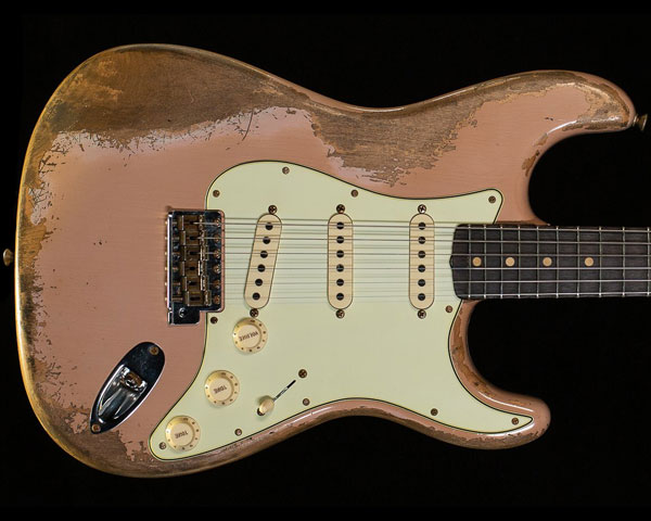 Fender Custom Shop 2020 Winter NAMM Limited Edition 60/63 Stratocaster Super Heavy Relic Dirty Shell Pink