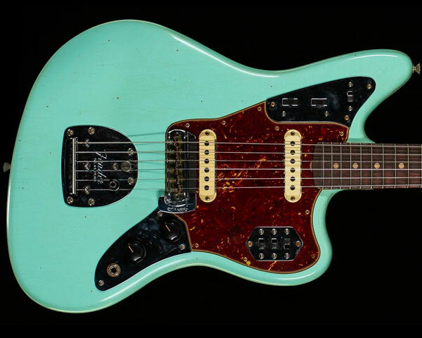 Fender Custom Shop 1962 Jaguar Journeyman Relic Matching Head Surf Green