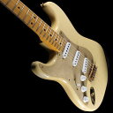 Fender Custom Shop 2022 Limited Edition 039 55 Bone Tone Stratocaster Left-Handed Relic Aged Honey Blonde with Gold Hardware