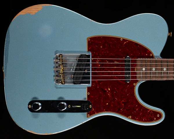 Fender Custom Shop 2022 Fall Event LTDiLimited Editionj1964 Telecaster Relic Aged Ice Blue Metallic