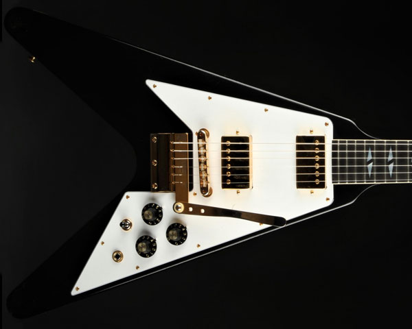 Gibson Custom Shop Jimi Hendrix 1969 Flying V Ebony Aged