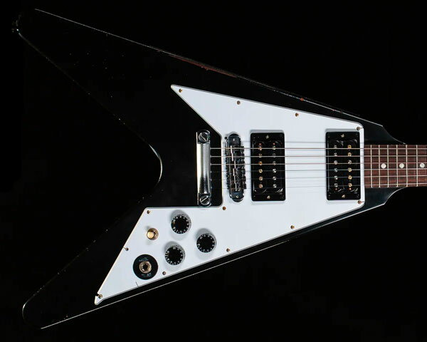 Gibson Custom Shop（ギブソン・カスタム・ショップ）Kirk Hammett 1979 Flying V Ebony Murphy Lab Replica Aged