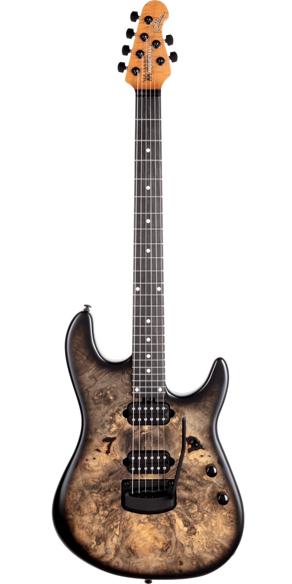 MUSICMAN（ミュージックマン）Jason Richardson 6-string Cutlass Guitar Natural Buckeye Burl Black Burst