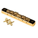 PRS（Paul Reed Smith）Two-Piece Bridge - Bridge w/Brass Saddles Gold 107296:003