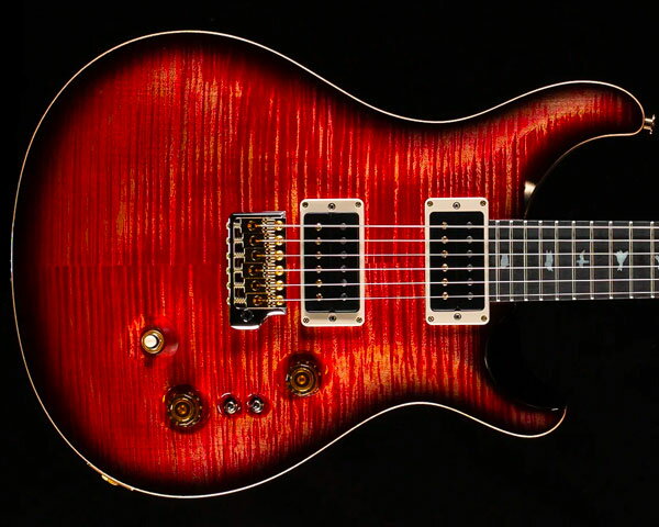 PRS（Paul Reed Smith）Custom 24-08 Wood Library 10 Top Rosewood Neck Blood Orange Smokeburst 2023