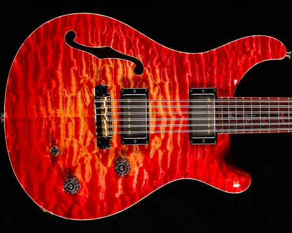 PRS（Paul Reed Smith）Private Stock Custom 22/12 String Semi-hollow Red Orange Spiney Stone 2024