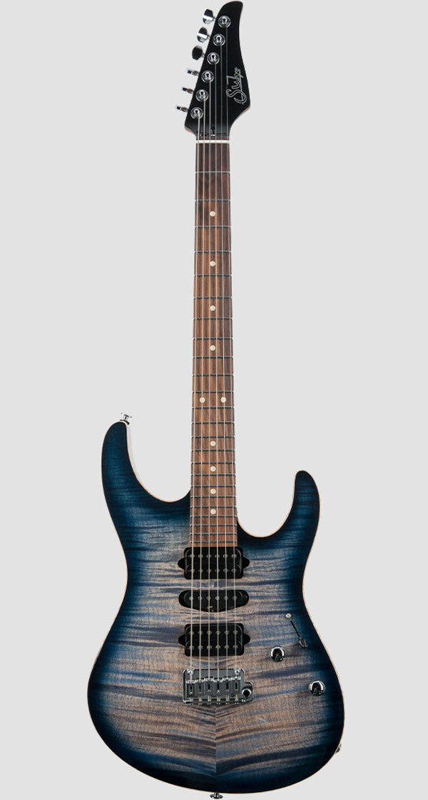 Suhr Guitars（サー ギターズ）Modern Plus Faded Trans Whale Blue Burst（Pau Ferro Fingerboard）