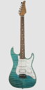 Description Fender社の元マスタービルダーとして数多くの名器を造り上げて来た「John Suhr」。そんな彼が1997年に自身の納得できるハイクオリティ・ギターを造り上げるために立ち上げたブランド「Suhr Guitars」です。ギターの最高峰を目指し、完璧なトーンを追及するなどFenderというブランドを知り尽くした彼ならではの製作技術の高さを肌で感じることの出来るハイブランドです。 カスタム・シリーズと同様にカリフォルニア州レイク・エルシノアにあるファクトリー内で生産され、統一されたスペックを採用することにより、生産性の向上とコストカットを実現したモデル「Standard Plus」。トップに極上のフレイム・メイプルをセレクトし、バックにはウエイト・バランスが良くフラットな音域特性を持つバスウッド、ネックには硬めでクリアかつ歯切れの良いローステッド・メイプル、22フレット仕様の指板にはローズウッドよりも硬質で粒立ちの良いパーフェローを採用しております。ローステッド・メイプルは無酸素の状態で木材を加熱（200℃程度）することで、水分を飛ばし安定した材に仕上げた木材で、ネック反りなどに強く抜群のコンディションを保持。ネック・シェイプは握った時のグリップ感が非常に気持ち良く、テクニカルなプレイヤーにも好まれる「Even C Slim」、ローポジションからハイポジションにかけて曲面が徐々に緩やかになるコンパウンド指板、スムースなベンディングとフィンガリングを可能にする「Heavy」フレット、フレットの素材はステンレス製ですので音抜けをアップしながらもフレットの摩耗を最小限に抑えるなどプレイヤーのパフォーマンスを最大限に引き出します。 ピックアップ・システムにはHSSレイアウトでSuhrが自社開発した「SSH+」と「V60」の組み合わせを搭載。ブリッジ・ポジションの「SSH+」からは高音域から低音域まで非常にバランスの取れたサウンドでハイゲインでも音の分離が良く、パワー感のあるヌケの良いサウンドが印象的で、「V60」からは60年代のクラシックなシングルコイル・サウンドを忠実に再現したピックアップで、当時と同様のマグネットを使用し、明瞭な高音域やウォームかつパンチのきいた中音域、力強い低音域奏でてくれます。またSuhr独自のハムノイズリダクションシステム「SSC II」も搭載し、パッシブ方式ですのでバッテリーを気にせずトーンに影響を与えることなくノイズを除去。ペグにはSuhrオリジナルのロック式チューナーを搭載しスピーディーな弦交換をお約束、ブリッジにはゴトー製の2点支持止めトレモロ・ブリッジ「510」を搭載することにより、アーミングによるチューニングの狂いを最小限に軽減し、豊かな生鳴り感を活かしてくれるのも嬉しい点です。Suhrらしい立ち上がりの良さ・レスポンスの速い扱いやすい設計はまさにプロ仕様のクオリティ。ハイゲインなセッティングでもきちんと芯が残るなど、ソロやリードプレイを好むプレイヤーに最適なサウンドを奏でてくれ、もちろんバッキングやリフなどにも即戦力になる頼もしいモデルとなっております。巨匠ジョン・サーの拘りが存分に堪能でき、優れたパフォーマンスを発揮する「Standard Plus」です。 Specification Body Shape: Standard Body Finish: Gloss Body Wood: Basswood Body Top Wood: Flame Maple Binding: Scraped Pickguard: White Pearl Neck Wood: Roasted Maple Neck Finish: Satin Fingerboard Wood: Pau Ferro Neck Back Shape: Even C Slim .800"-.880" Fingerboard Radius: 10"-14" Compound Frets: Heavy Stainless Steel (.051"x.108") Nut: 1.650" Tusq Bridge Pickup: SSH+ (White) Middle Pickup: V60 (White) Neck Pickup: V60 (White) SSCII: Equipped Tuning Machines: Suhr Locking Bridge:Gotoh 510 with steel block Color: Chrome Case: Deluxe Gig Bag※画像はサンプルです。商品の特性上、木目・色合いは1本1本異なりますの予めご了承ください。木目・色合いが気になる方はお問い合わせ下さい。