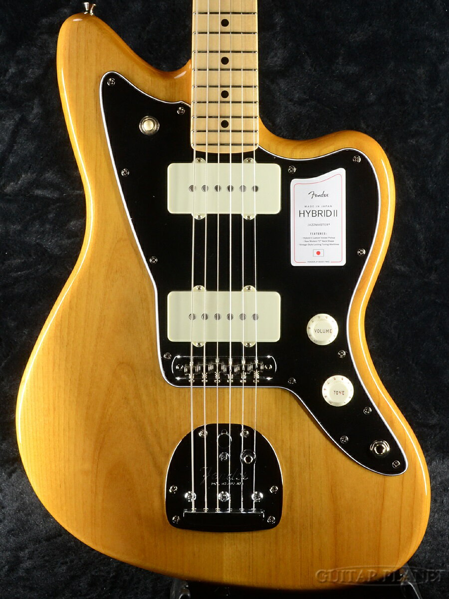 Fender Made In Japan Hybrid II Jazzmaster -Vintage Natural / Maple-[フェンダージャパン][ハイブリッド][ジャズマスター][ナチュラル][Electric Guitar,エレキギター]