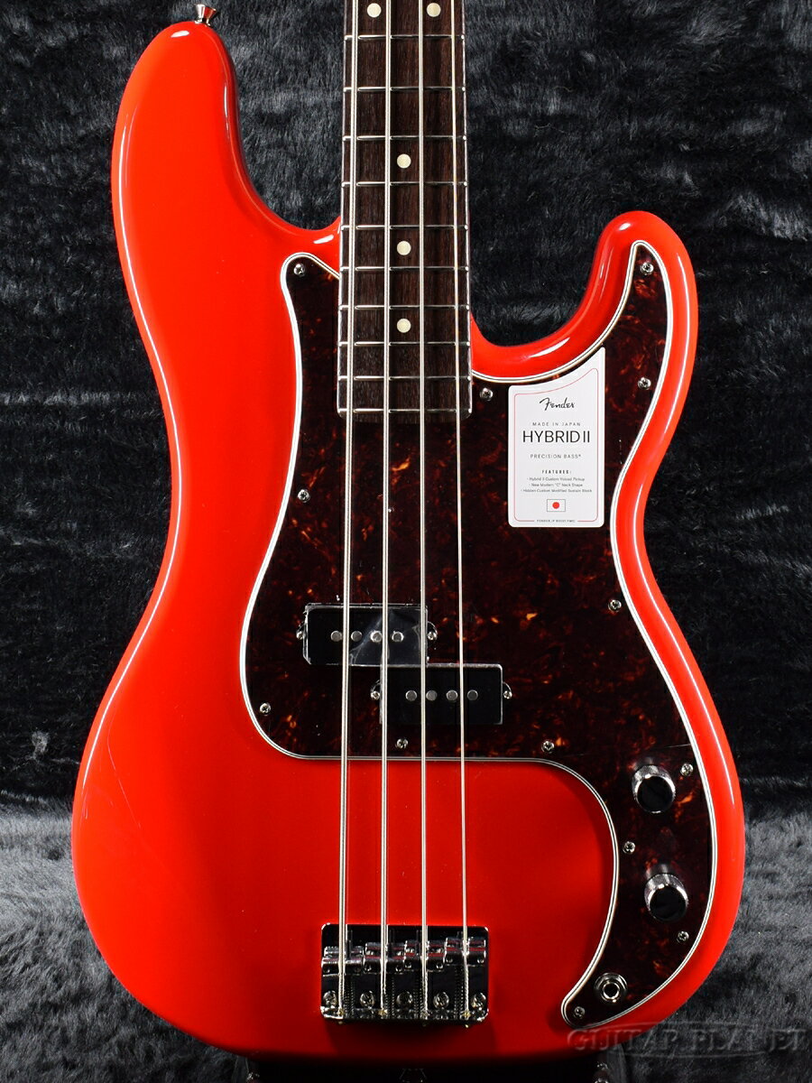 Fender Made In Japan Hybrid II Precision Bass -Modena Red / Rosewood- フェンダージャパン ハイブリッド プレシジョンベース レッド,赤 Electric Bass,エレキベース