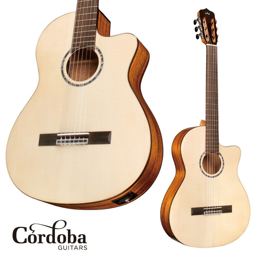 Cordoba Fusion 5 -Natural- 新品[コルドバ][ナチュラル][フュージョン][Classical Guitar,Nylon Guitar,クラシックギター,ナイロンギター][Spruce,Mahogany,スプルース,マホガニー]