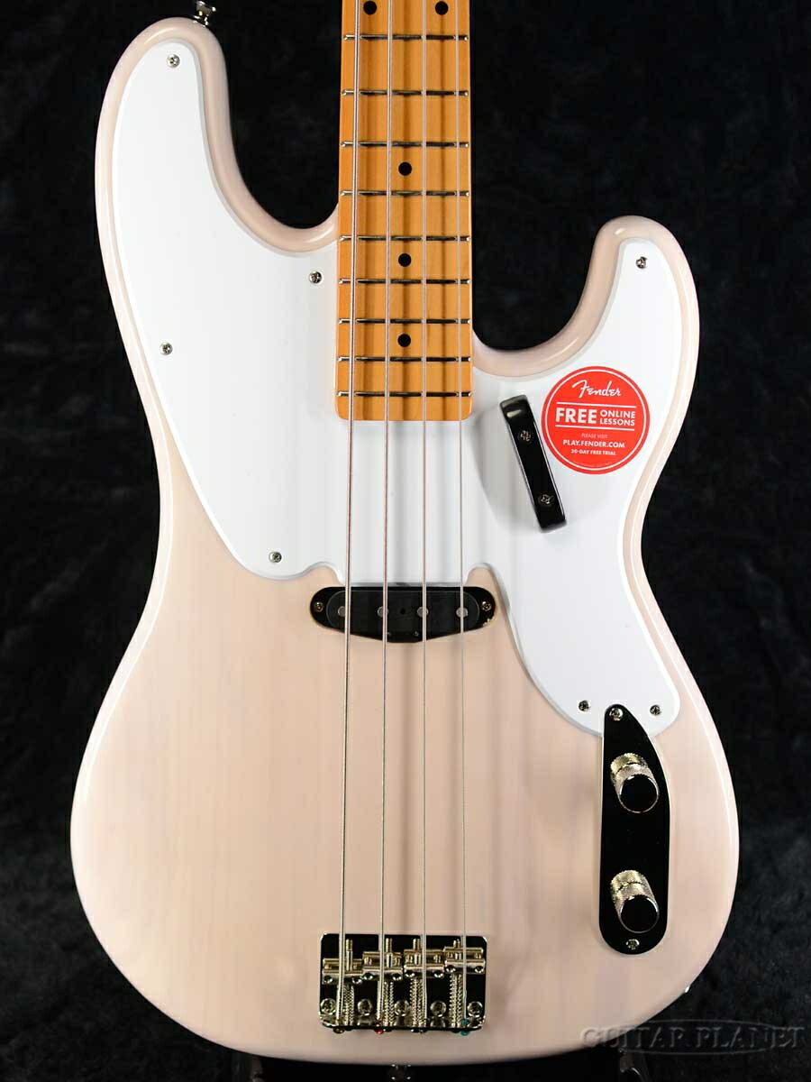 Squier Classic Vibe '50s Precision Bass -White Blonde / Maple- 新品 ホワイトブロンド[Fender,スクワイヤー,フェンダー][プレシジョンベース,プレベ][白][Electric Bass,エレキベース]