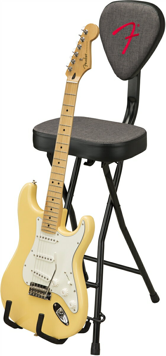 Fender 351 STUDIO SEAT 新品[フェンダー][組み立て式椅子 イス][アクセサリー][ブラック 黒][ギタースタンド]