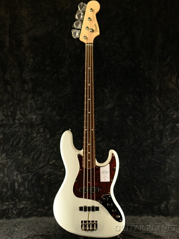 【NEW MODEL】Fender Made In Japan Traditional 60s Jazz Bass -Olympic White- 新品[フェンダージャパン][トラディショナル][オリンピックホワイト,白][ジャズベース][Electric Bass,エレキベース]