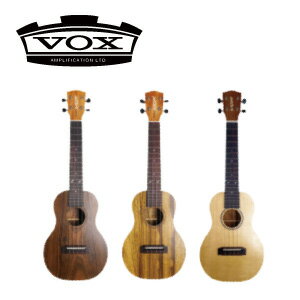 VOX UKULELE VUP-33 新品 コンサートウクレレ[ヴォックス][オリーブウォルナット,ブラックリンバ,スプルース,マホガニー,Olive Walnut,Black Limba,Spruce,Mahogany][Natural,ナチュラル][VUP-33-COW,VUP-33-CBL,VUP-33-CSM][Soprano Ukulele]